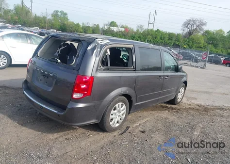 2017 Dodge Grand Caravan Se из США, поврежденный, VIN 2C4RDGBGXHR549334